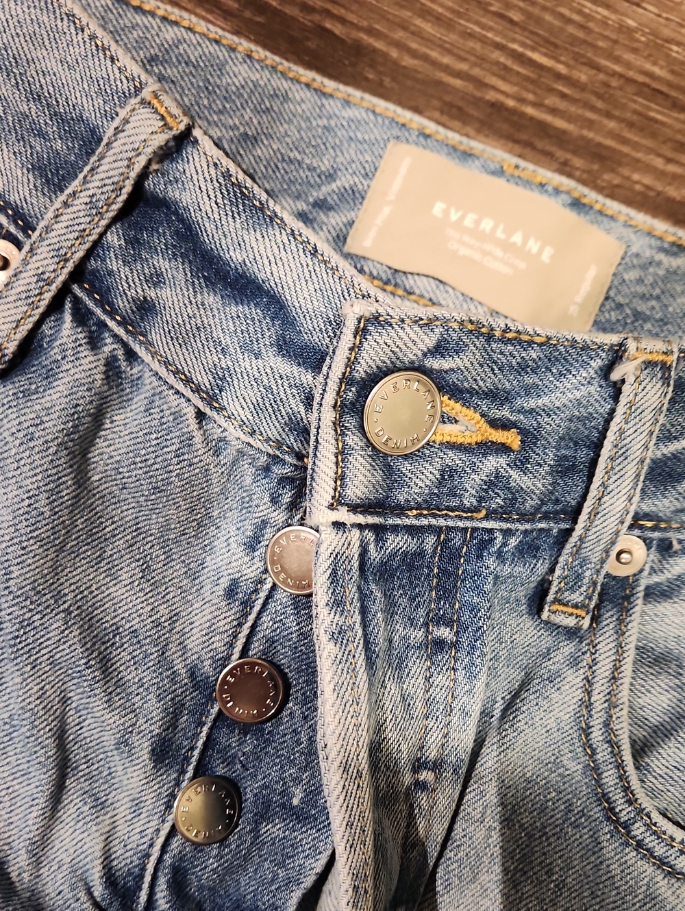 ❤️ EVERLANE WAY WIDE CROP JEANS IN ORGANIC COTTON, 0 (25) - Picture 5 of 11